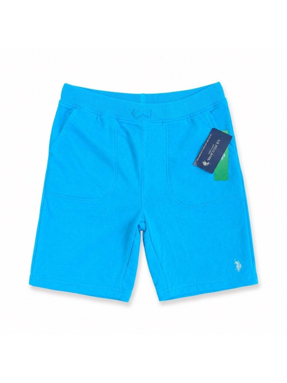 U.S. Polo Assn. Boys Blue Knit Shorts XXL 18 NWT